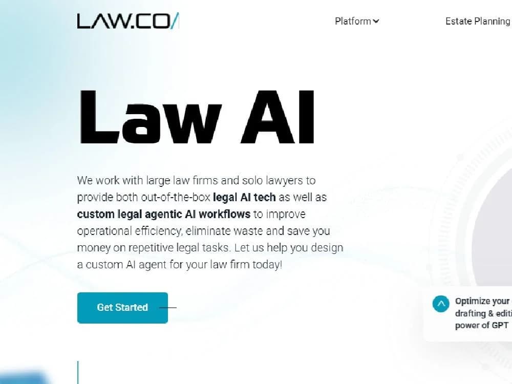Law ai — portfolio cover
