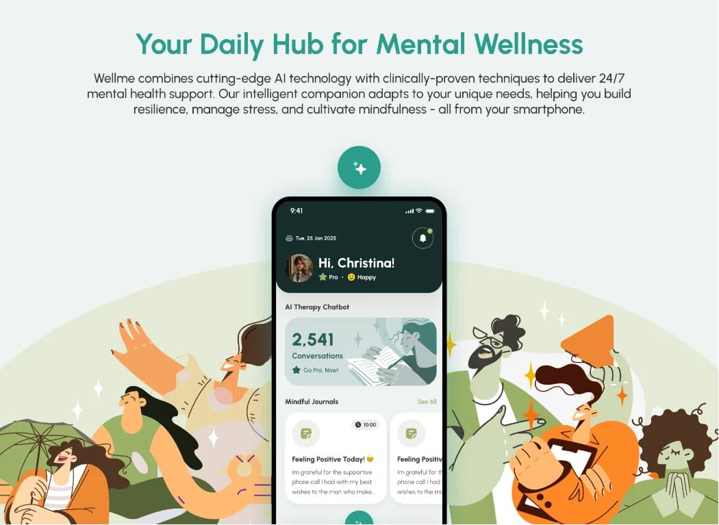 WellmeAI – AI-Powered Therapy Assistant for First Responders — project image 1