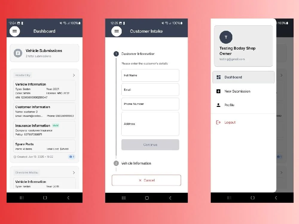 Axelra – Auto Workshop Management Mobile App — portfolio cover