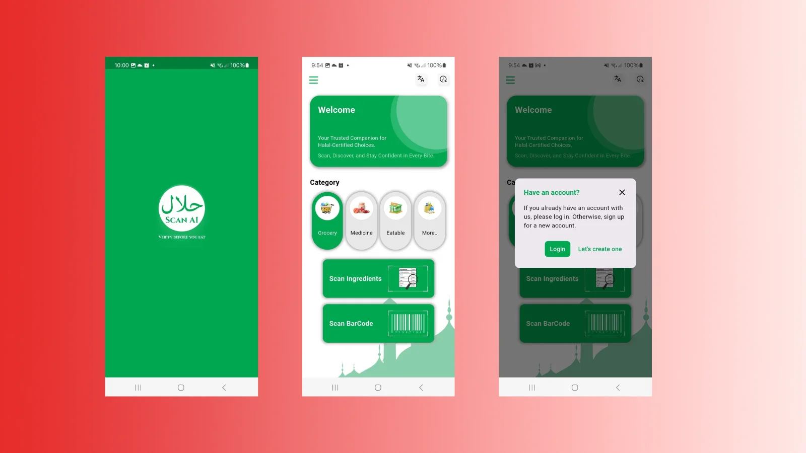 HalalScan AI – Ingredient Scanner & Analyzer App — project image 1