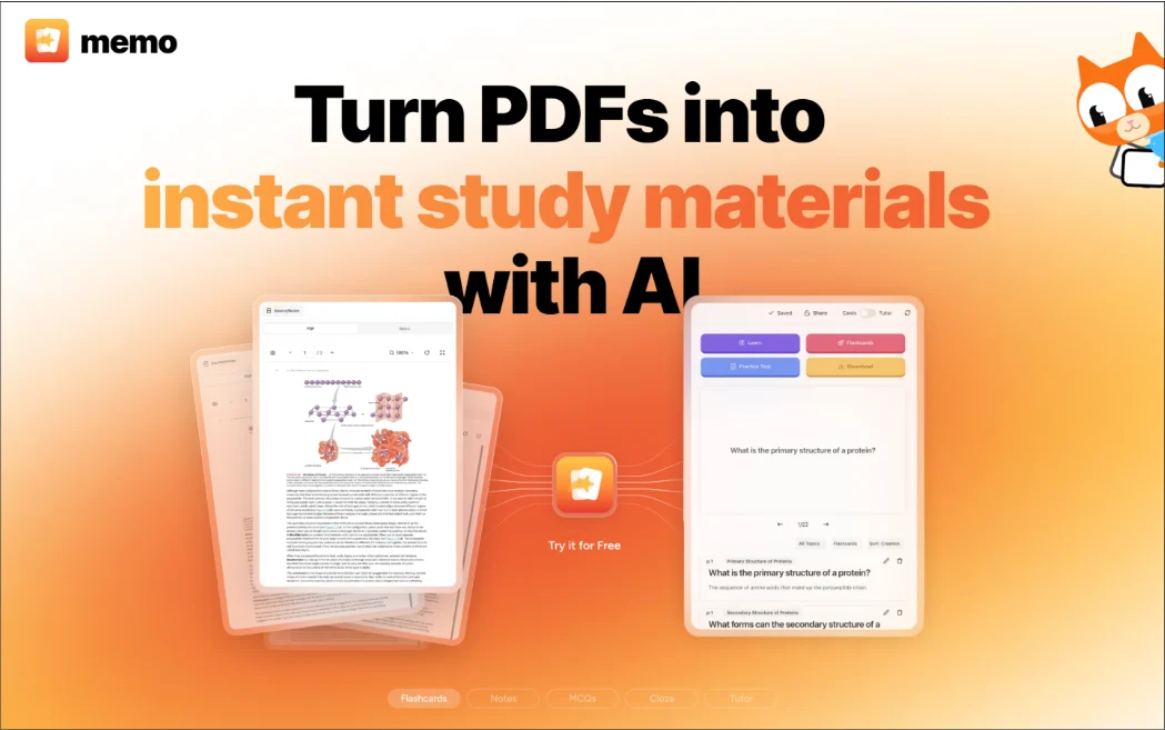 Memo Cards – AI-Powered Study Tool — project image 1